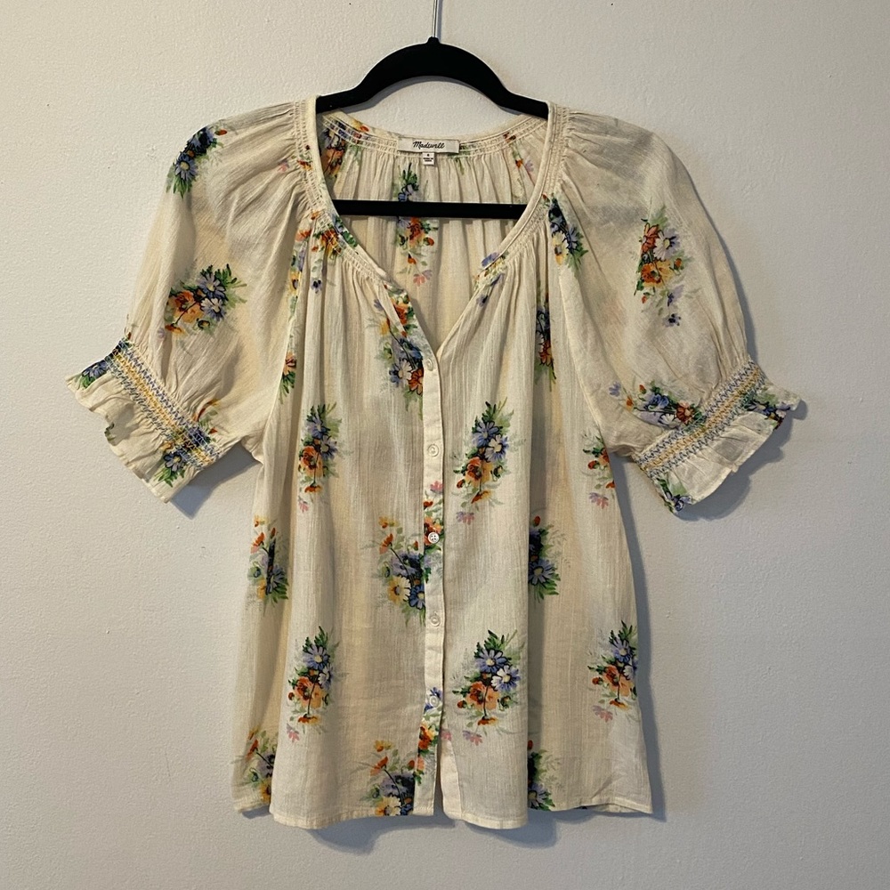 Floral Madewell Blouse